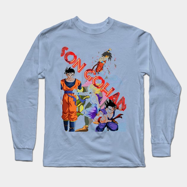 Son Gohan Long Sleeve T-Shirt by phxaz